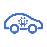 Automotive electronics icon