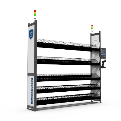 NEO LIGHT Plus Sensor-Enabled Smart Reel Rack - Neotel Technology